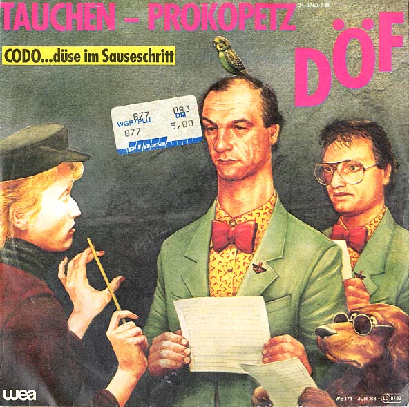 Albumcover Tauchen-Prokopetz - Codo ... düse im Sauseschritt / Rein gar nix