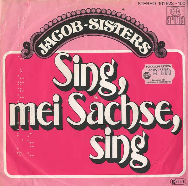 Albumcover Geschwister Jacob - Sing mei Sachse sing / Lieber vollschlank sein