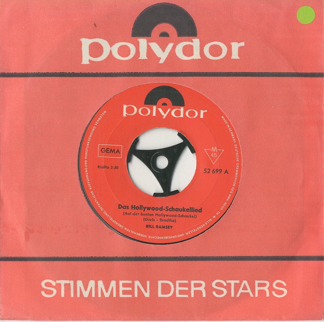 Albumcover Bill Ramsey - Das Hollywood-Schaukellied / Le Tour De France
