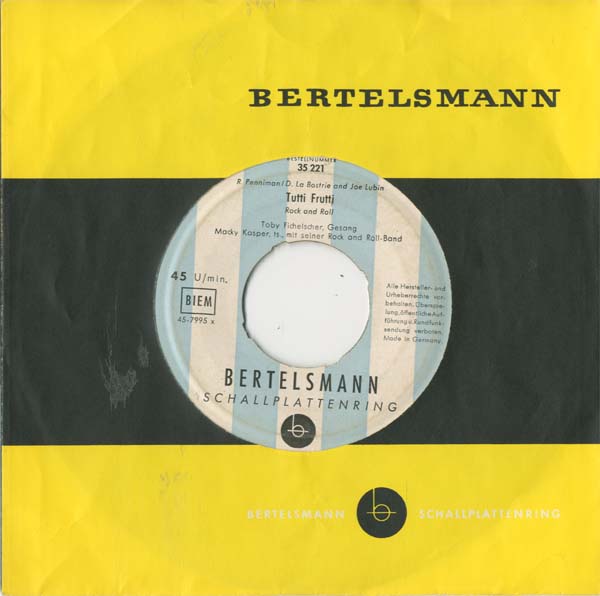 Albumcover Bertelsmann Schallplattenring - Tutti Frutti / Banana Boat (Day-O)