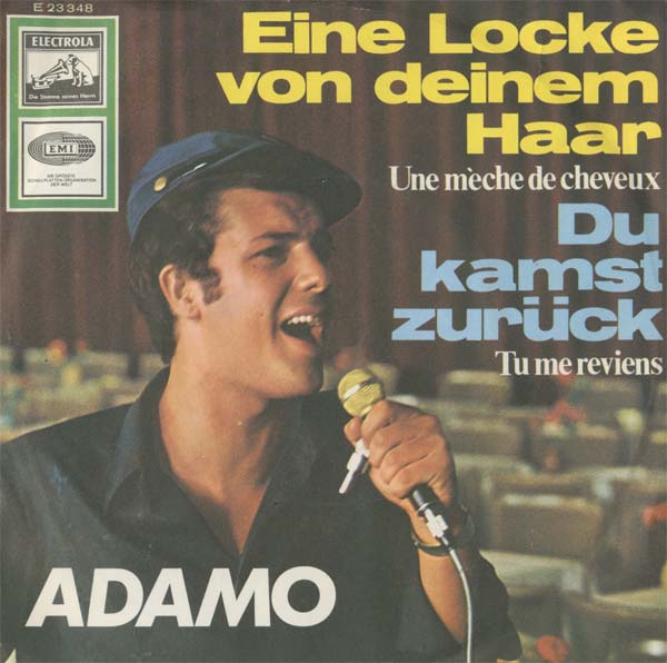 Albumcover Adamo - Eine Locke von deinem Haar (Une meche de cheveux) / Du kamst zurück (Tu me reviens)