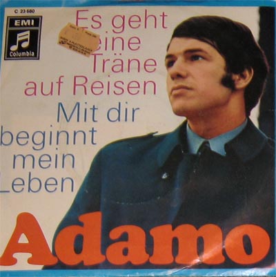 Albumcover Adamo - Es geht eine Traene auf Reisen / Mit Dir beginnt mein Leben