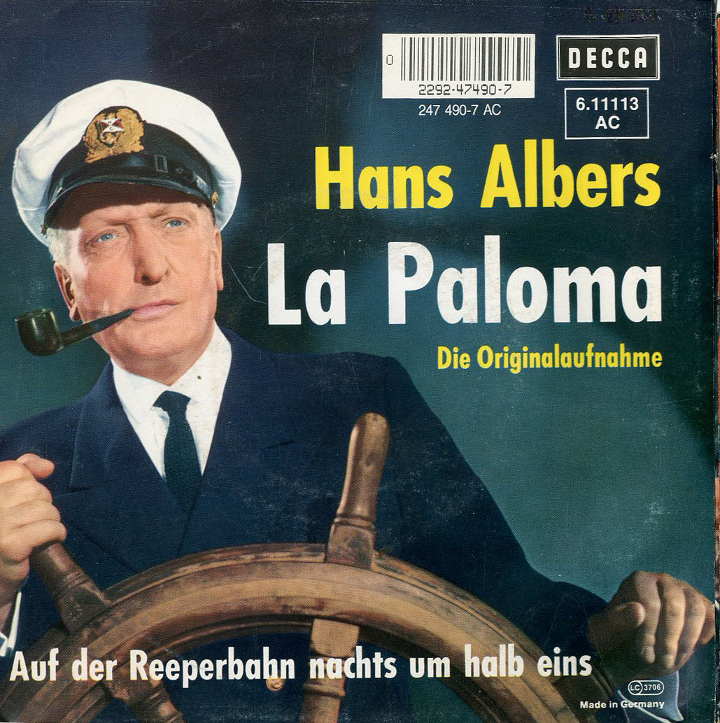 Albumcover Hans Albers - La Paloma /Auf der Reeperbahn nachts um halb eins