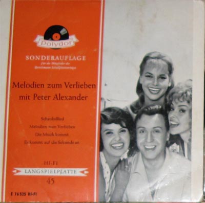 Albumcover Peter Alexander - Melodien zum Verlieben (EP)