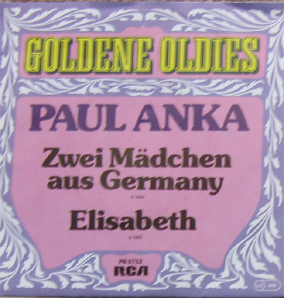 Albumcover Paul Anka - Zwei Mädchen aus Germany (1964) / Elisabeth (1965)