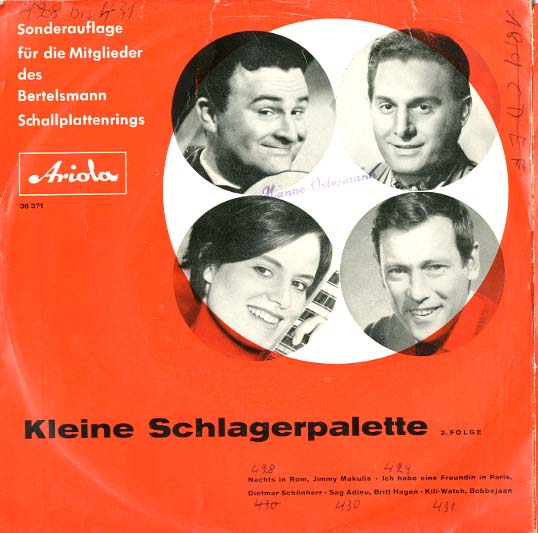 Albumcover Ariola Sampler - Kleine Schlagerpalette 2. Folge