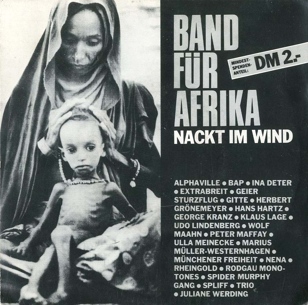 Albumcover Band für Afrika - Nackt im Wind