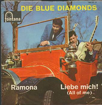 Albumcover Blue Diamonds - Ramona / Liebe mich (All of me)