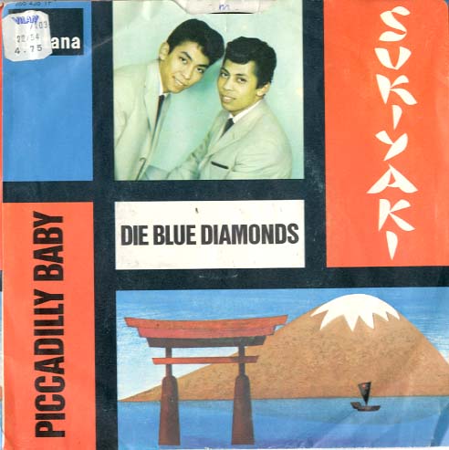 Albumcover Blue Diamonds - Sukiyaki / Piccadilly Baby