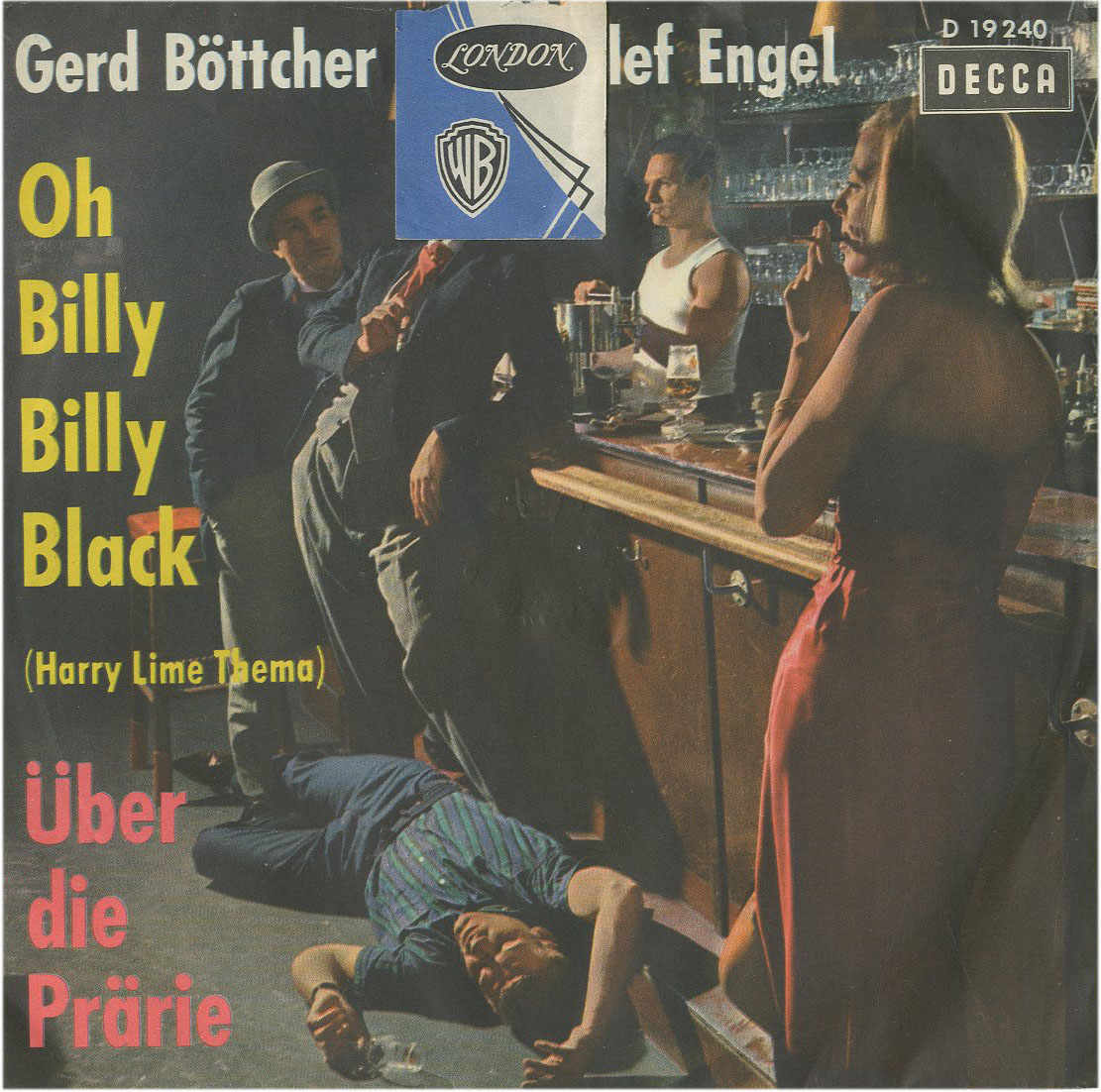 Albumcover Gerd Böttcher und Detlef Engel - Oh Billy Billy Black (Harry Lime Theme) / Über die Prärie (Indian Love Call)
