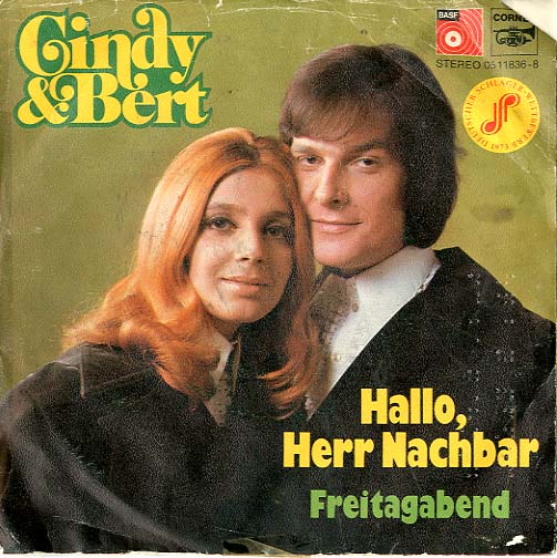 Albumcover Cindy und Bert - Freitagabend / Hallo Herr Nachbar
