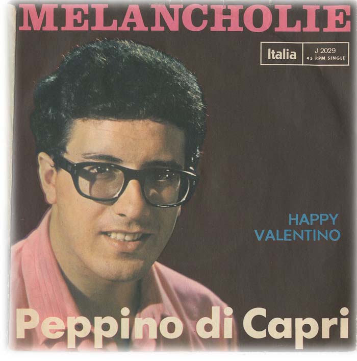 Albumcover Peppino di Capri - Melancholie / Happy Valentino