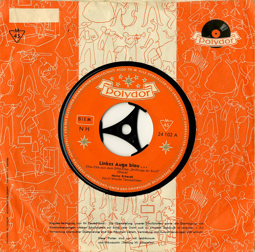 Albumcover Heinz Erhardt - Linkes Auge blau .... / Ich hab zu Haus ne Frau (I Got a Wife)