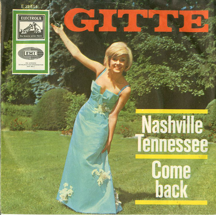 Albumcover Gitte - Nashville Tennessee / Come Back