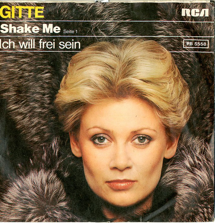 Albumcover Gitte - Shake Me /  Ich will frei sein