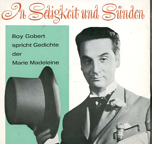 Albumcover Boy Gobert - Deutsche Grammophon Ges. 34 054