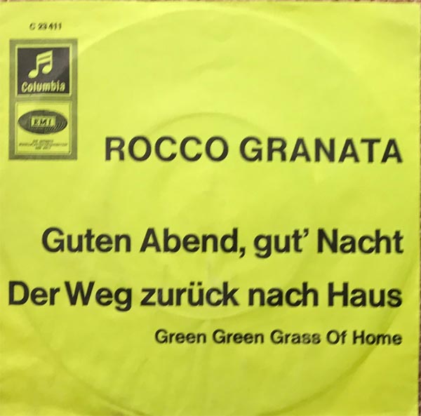 Albumcover Rocco Granata - Guten Abend, gut Nacht / Der Weg zurück nach Haus (The Green Green Grass Of Home)