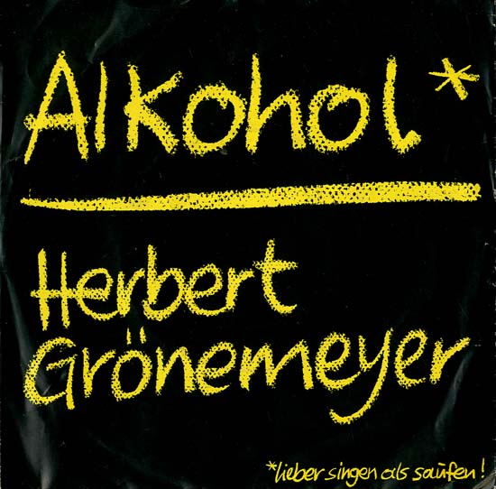 Albumcover Herbert Grönemeyer - Alkohol / Erwischt