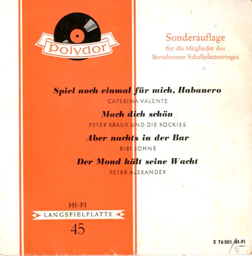 Albumcover Polydor Sampler - Spiel noch einmal für mich... (EP)