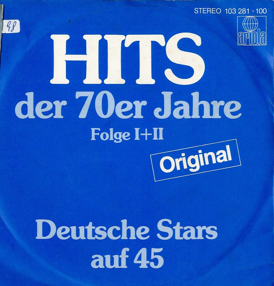 Albumcover Verschiedene Interpreten - HITS der 70er Jahre Folge I + II - Deutsche Stars auf 45. 