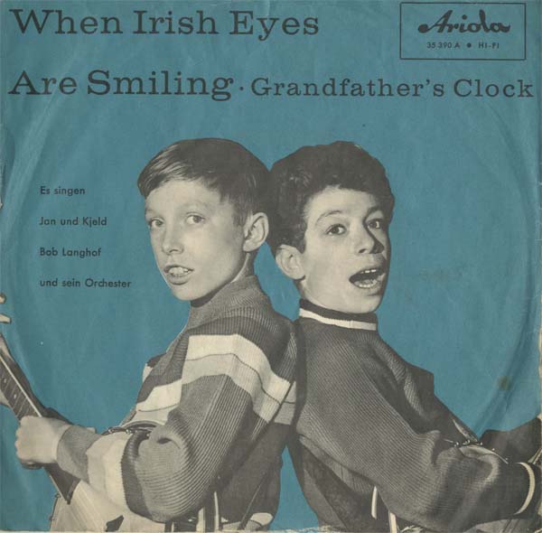 Albumcover Jan & Kjeld - When Irish Eyes Are Smiling / Grandfathers Clock 