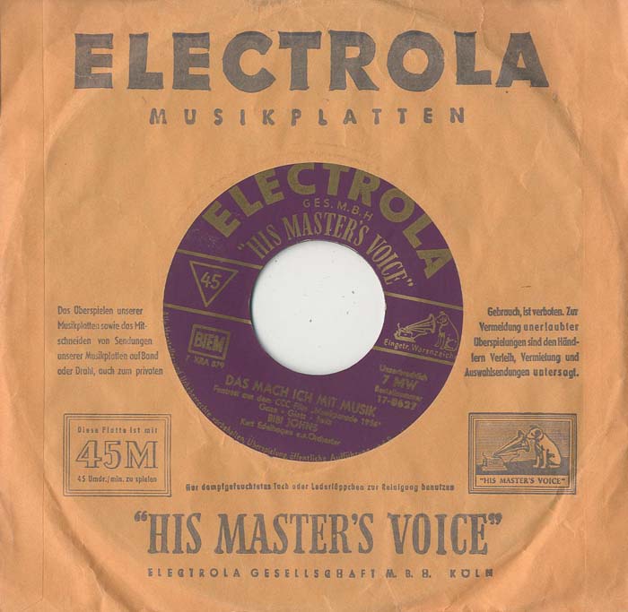 Albumcover Bibi Johns - Das mach ich mit Musik / Schon wieder mal