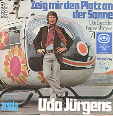 Albumcover Udo Jürgens - Zeig mir den Platz an der Sonne (Das Lied der Fernsehlotterie 71) / Wenn Du mich liebst
