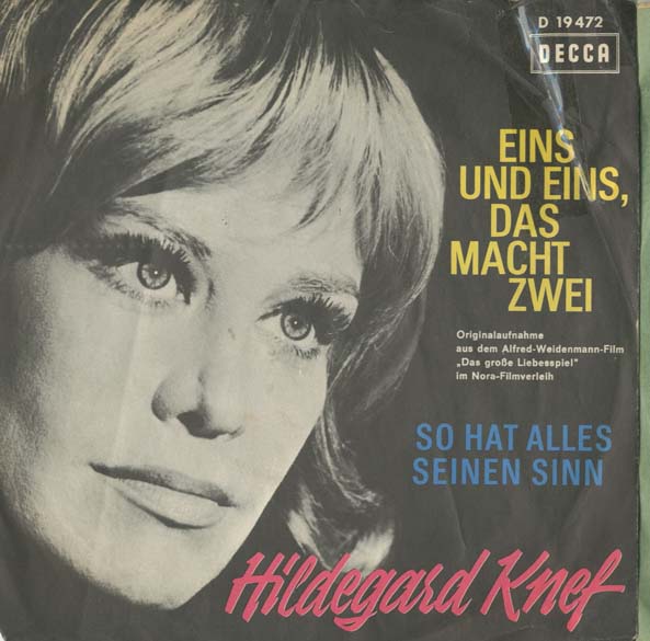 Albumcover Hildegard Knef - Eins und eins das macht zwei / So hat alles seinen Sinn