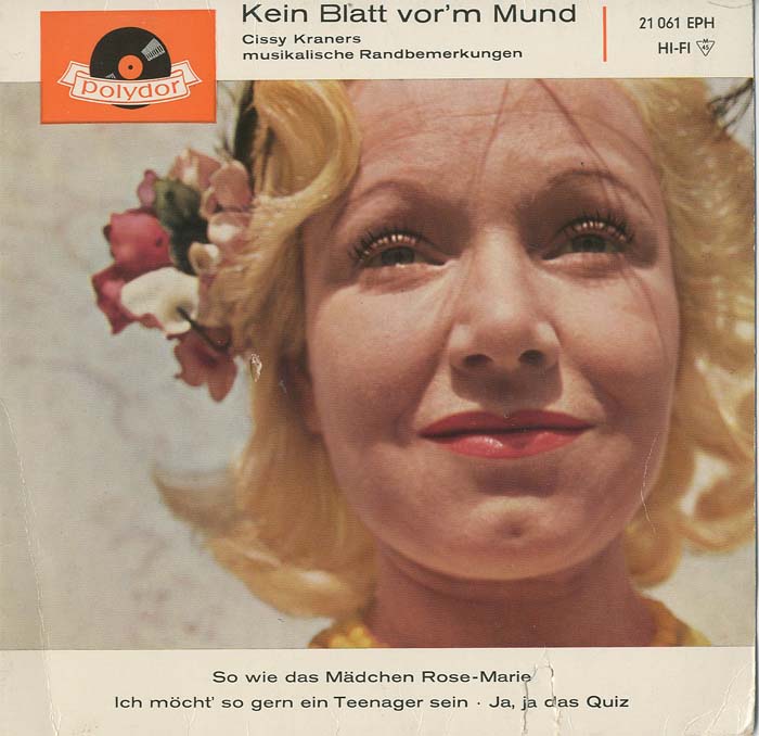 Albumcover Cissy Kraner - Kein Blatt vorm Mund - Cissy Kraners musikalische Randbemerkungen