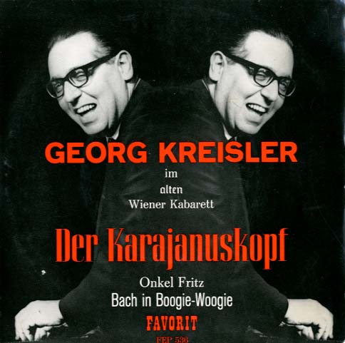 Albumcover Georg Kreisler - Georg Kreisler im alten Wiener Kabarett (NUR COVER)