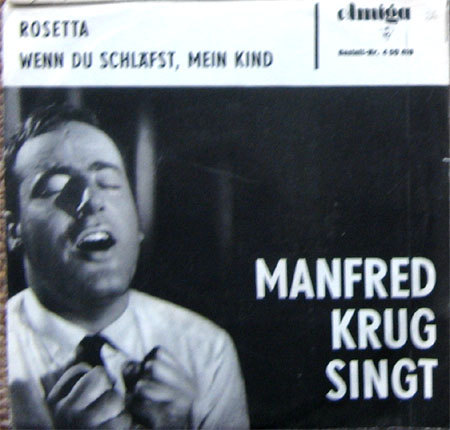 Albumcover Manfred Krug - Rosetta  (engl.) / Wenn Du schläfst mein Kind