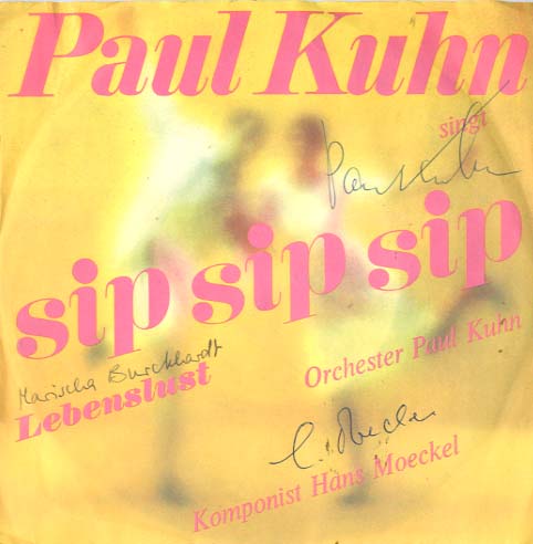 Albumcover Paul Kuhn - Sip sip sip / Lebenslust
