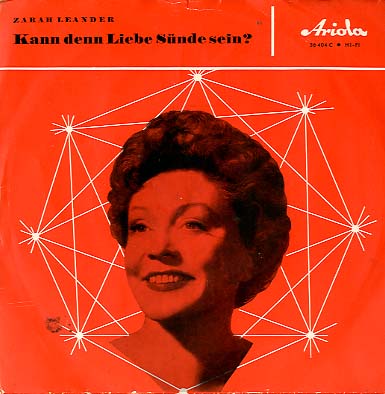 Albumcover Zarah Leander - Kann denn Liebe Sünde sein / Nur nicht aus Liebe weinen /Davon geht die Welt nicht unter / Ich kenn den Jimmy aus Havanna