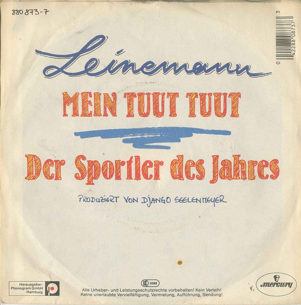Albumcover Leinemann - Mein Tuut Tuut / Der Sportler des Jahres