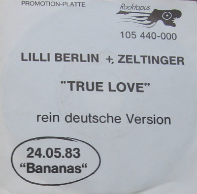 Albumcover Lilli Berlin + Zeltinger - True Love  (rein deutsche Version)