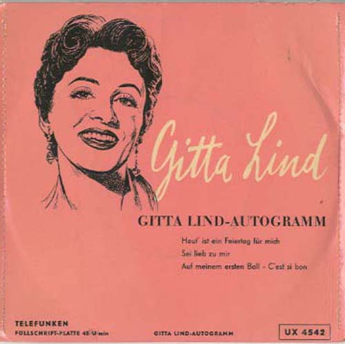Albumcover Gitta Lind (Issy Pat) - Gitta Lind-Autogramm (EP)