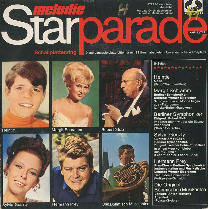 Albumcover Marcato Sampler - Starparade (EP)