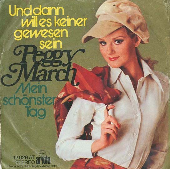 Albumcover (Little) Peggy March - Und dann will es niemand gewesen sein / Mein schönster Tag