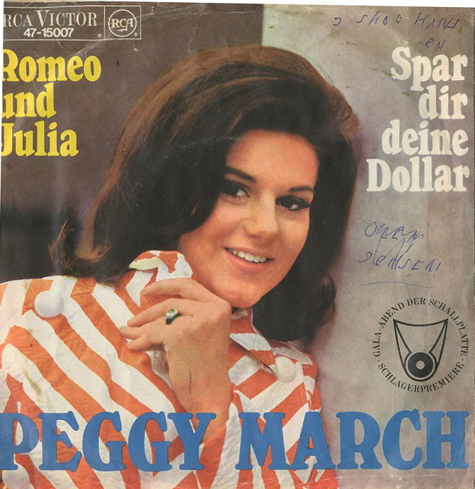 Albumcover (Little) Peggy March - Romeo und Julia / Spar dir deine Dollar