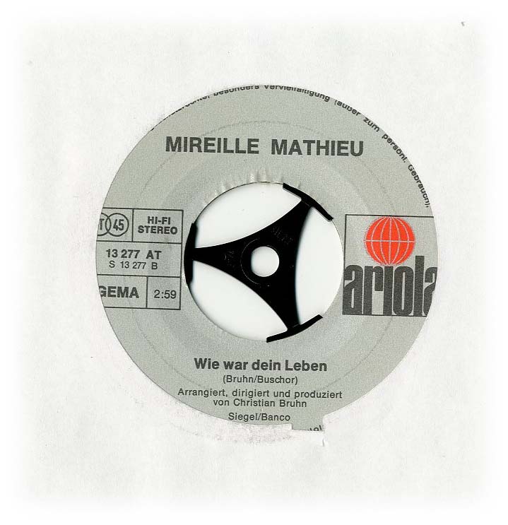Albumcover Mireille Mathieu - Wenn es die Liebe will / Wie war dein Leben