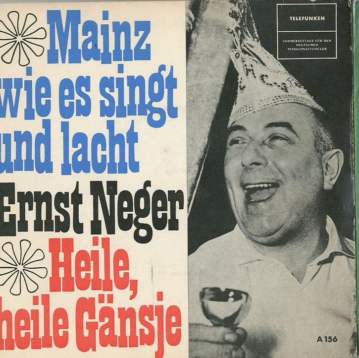 Albumcover Ernst Neger - Mainz wie es singt und lacht (EP)