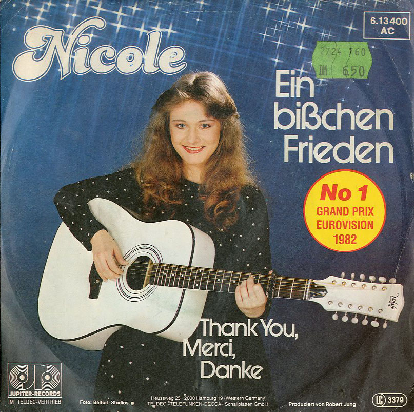 Albumcover Nicole - Ein bisschen Frieden / Thank you, Mercie, Danke