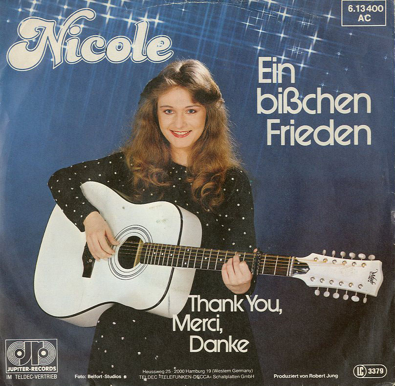 Albumcover Nicole - Ein bisschen Frieden / Thank you, Mercie, Danke