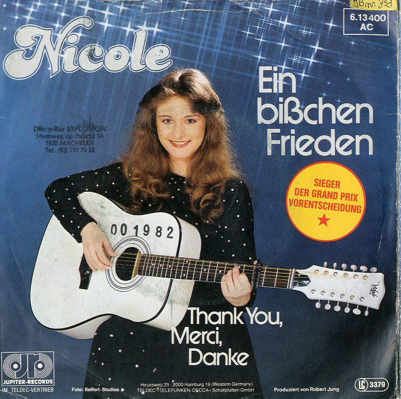 Albumcover Nicole - Ein bisschen Frieden / Thank you, Mercie, Danke