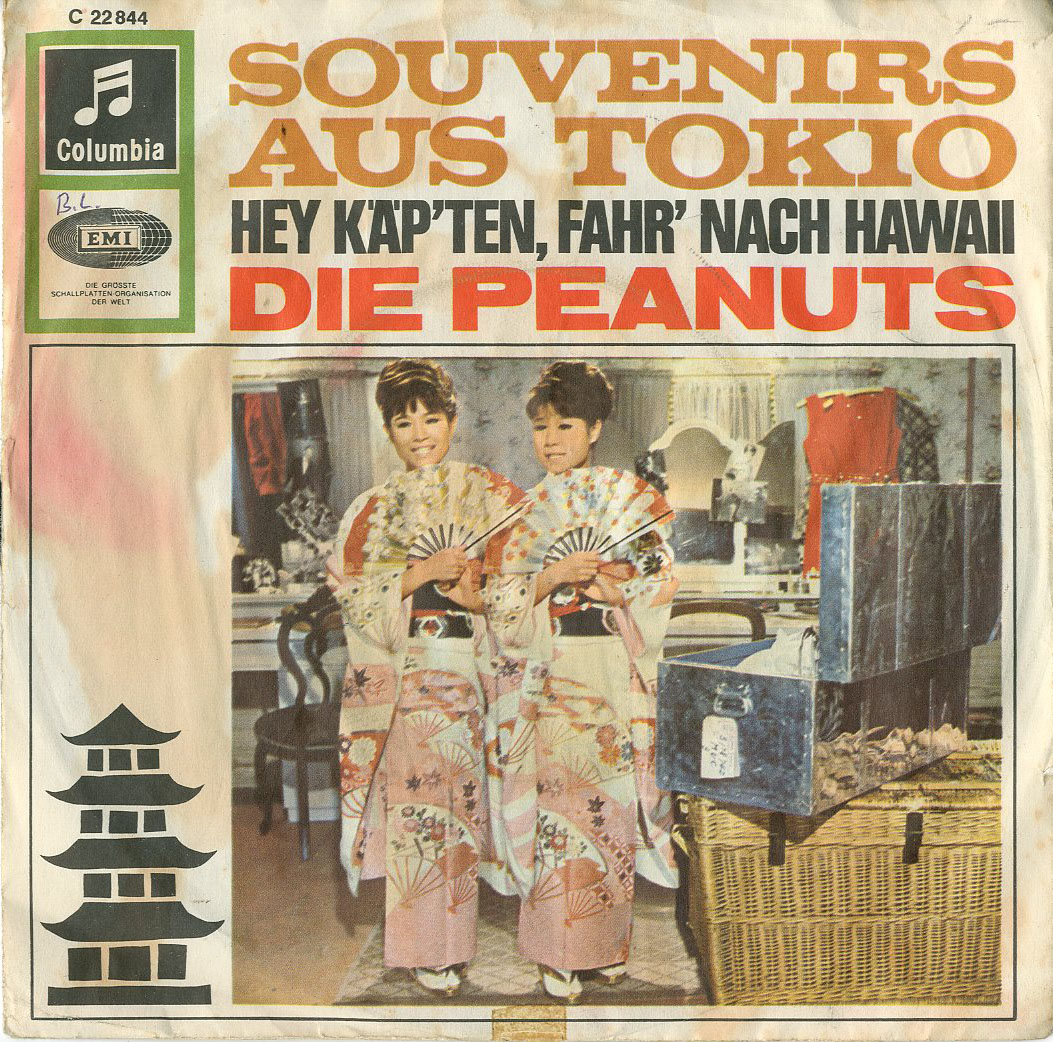 Albumcover The Peanuts - Souvenirs aus Tokyo / Hey Käptn fahr nach Hawaii