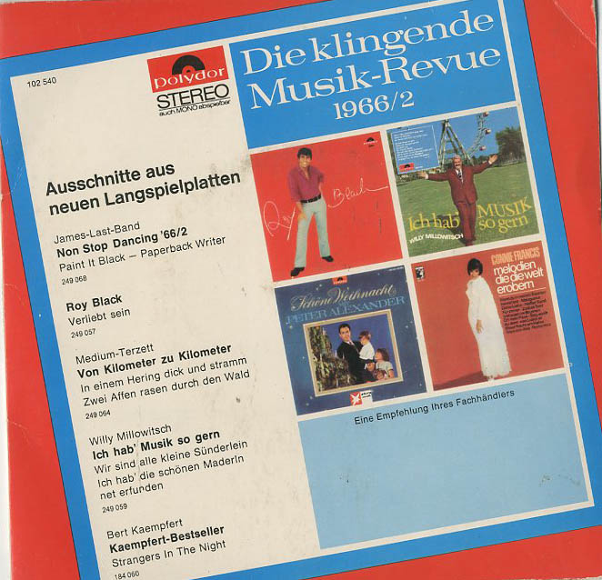 Albumcover Polydor Sampler - Die klingende Musik-Revue 1966/2 (EP)