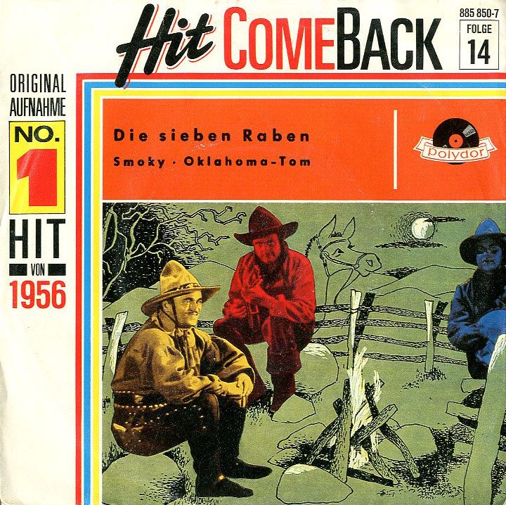 Albumcover Die Sieben Raben - Smoky / Oklahoma Tom (Hit ComeBack 14)