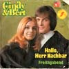 Cover: Cindy und Bert - Freitagabend / Hallo Herr Nachbar
