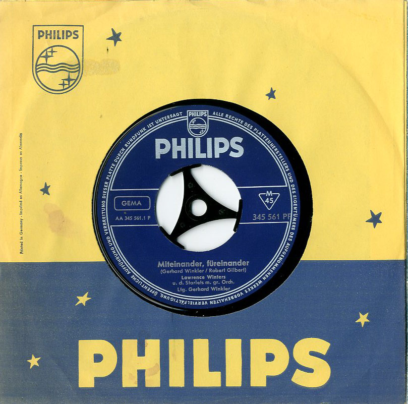 Albumcover Lawrence Winters - Miteinander, füreinander / Geh mit mir durchs ganze Leben