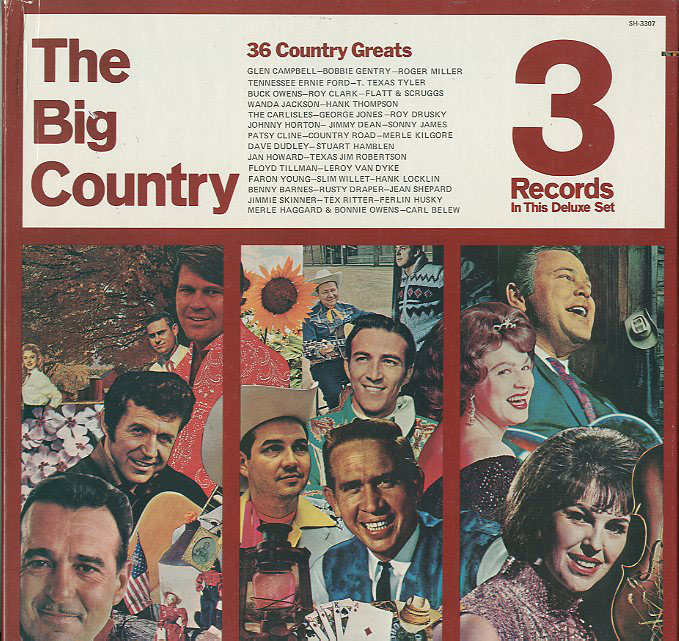 Albumcover Various Country-Artists - The Big Country (3 LP Box) 36 Country Greats